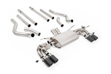 Load image into Gallery viewer, Milltek Non-Resonated Valved GPF-Back for Land Rover Defender 130 5.0 V8, Carbon Fibre Tips