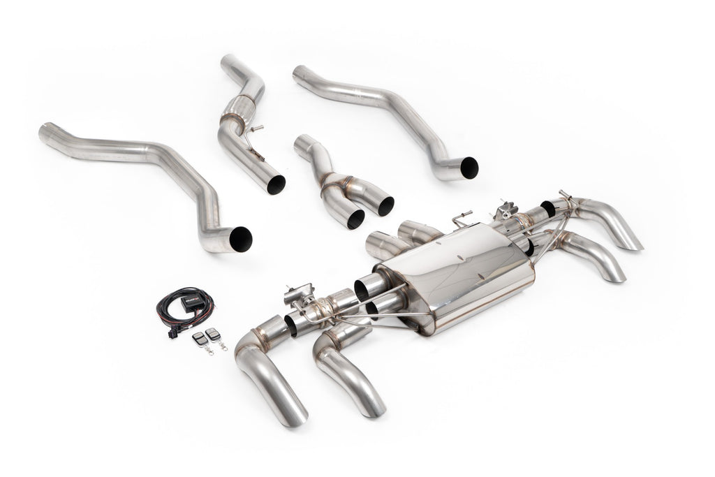 Milltek 80mm Valved Cat-Back Exhaust for Range Rover Vogue L460, Downturn Tips