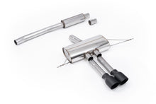Load image into Gallery viewer, Milltek Resonated Cat-Back Exhaust for Mini Cooper S F66, Cerakote Black Tips