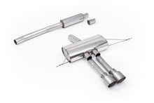 Load image into Gallery viewer, Milltek Resonated Cat-Back Exhaust for Mini Cooper S F66, Brushed Titanium Tips
