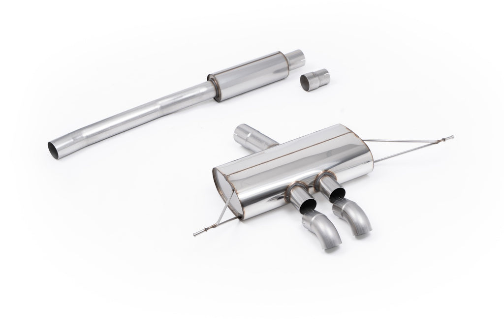 Milltek Resonated Cat-Back Exhaust for Mini Cooper S F66, OE Style Downturn Tips