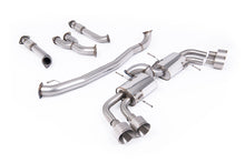 Load image into Gallery viewer, Milltek Non-Resonated Race Cat-Back Exhaust for Nissan GT-R R35, Brushed Titanium Tips