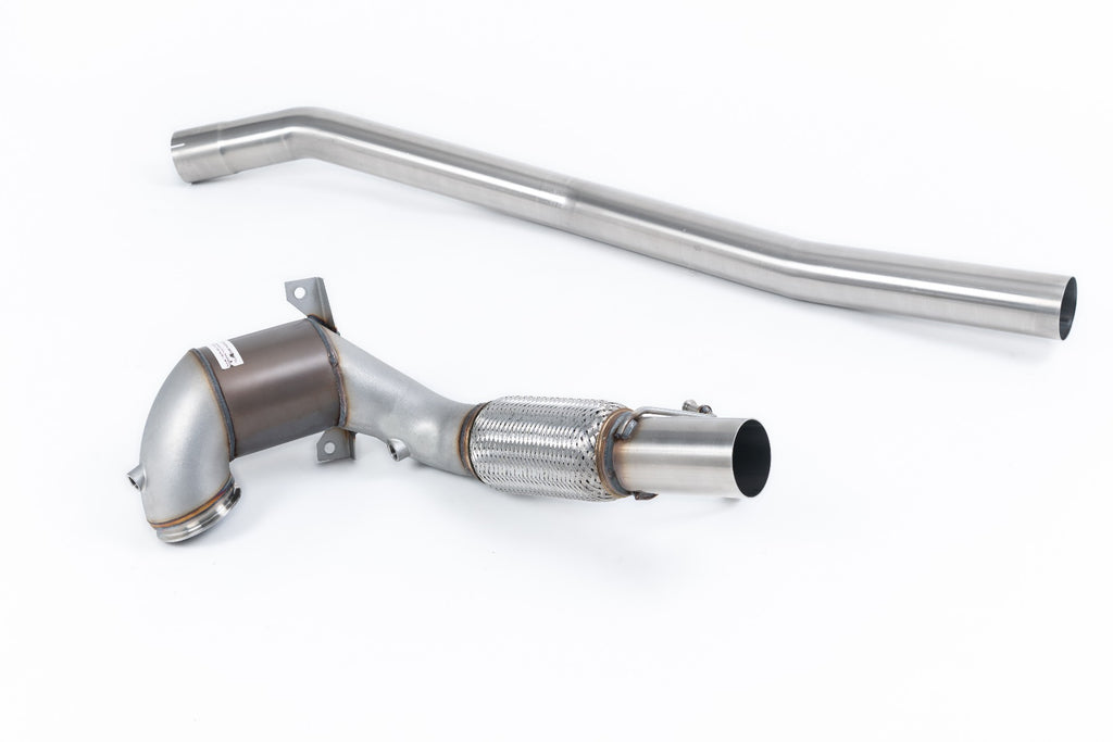 Milltek V2 Large Bore Downpipe HJS Cat for VW Golf MK7 R / MK7.5 R