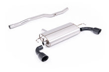 Load image into Gallery viewer, Milltek V2 Non-Resonated Cat-Back Exhaust for VW Golf MK4 R32, Slash Cut Cerakote Black Tips