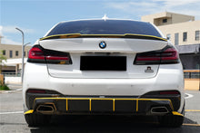Load image into Gallery viewer, 2020-2023 BMW 5 Series G30 G38 M-tech AD Style Dry Carbon Fiber Rear Diffuser Lip - Carbonado