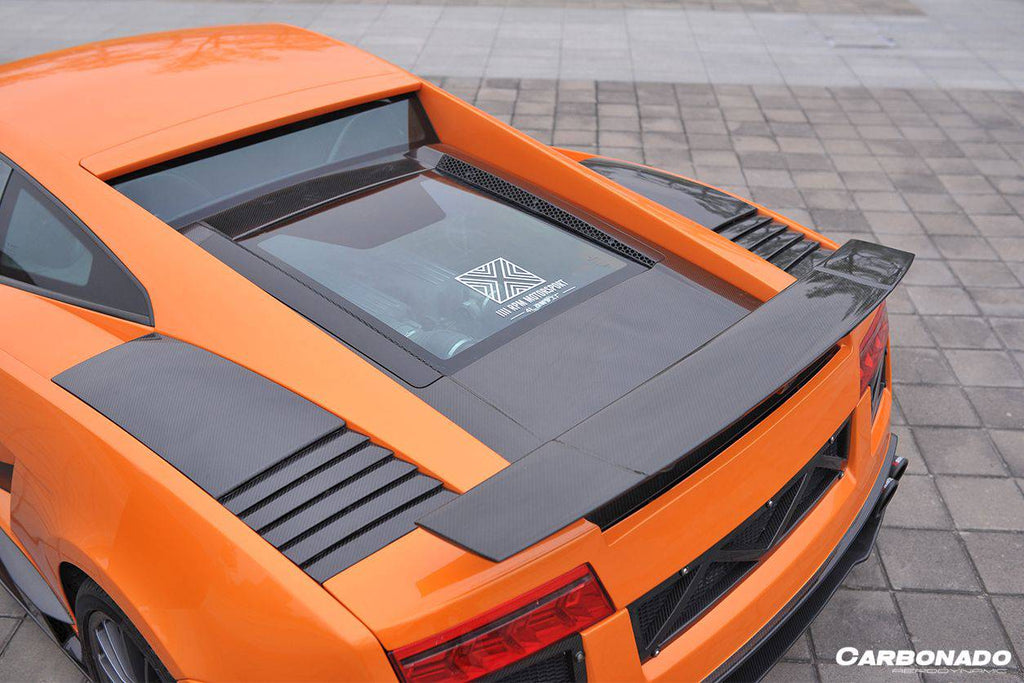 2004-2014 Lamborghini Gallardo SV Style Carbon Fiber Trunk Spoiler - Carbonado Aero