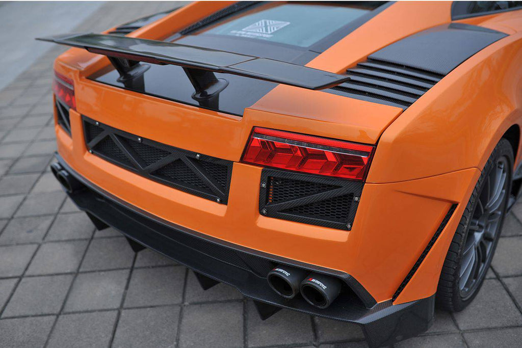 2004-2014 Lamborghini Gallardo SV Style Carbon Fiber Trunk Spoiler - Carbonado