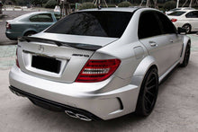 Load image into Gallery viewer, 2008-2014 Mercedes Benz W204 C Class/ C63 AMG Sedan RT Style Carbon Fiber Trunk Spoiler - Carbonado