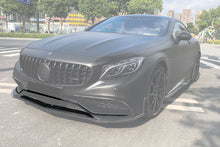Load image into Gallery viewer, 2014-2017 Mercedes Benz C217 S63 S65 AMG Coupe Carbon Fiber Front Bumper Lip