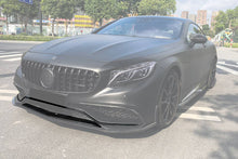 Load image into Gallery viewer, 2014-2017 Mercedes Benz C217 S63/S65 AMG Coupe OE Style Carbon Fiber Front Bumper Outer Trim - Carbonado