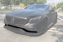 Load image into Gallery viewer, 2014-2017 Mercedes Benz C217 S63/S65 AMG Coupe OE Style Carbon Fiber Front Bumper Center Trim - Carbonado