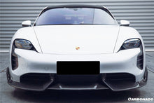 Load image into Gallery viewer, 2019-2023 Porsche Taycan/4/4S/GTS/TURBO CADO Style Carbon Fiber Front Lip - Carbonado