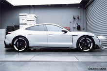 Load image into Gallery viewer, 2019-2023 Porsche Taycan/4/4S/GTS/TURBO CADO Style Carbon Fiber Side Skirts - Carbonado Aero