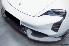 Load image into Gallery viewer, 2019-2023 Porsche Taycan/4/4S/GTS/TURBO CADO Style Carbon Fiber Front Lip - Carbonado Aero