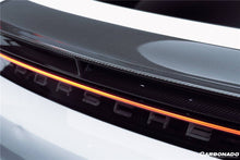 Load image into Gallery viewer, 2019-2023 Porsche Taycan/4/4S/GTS/TURBO CADO Style Carbon Fiber Trunk Spoiler - Carbonado Aero