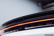 Load image into Gallery viewer, 2019-2023 Porsche Taycan/4/4S/GTS/TURBO CADO Style Carbon Fiber Trunk Spoiler - Carbonado Aero