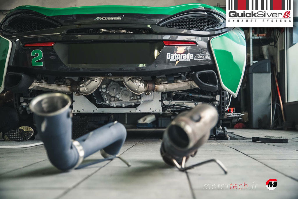 QuickSilver McLaren 540C Ceramic Coated Catalyst Replacement Pipes 2016+