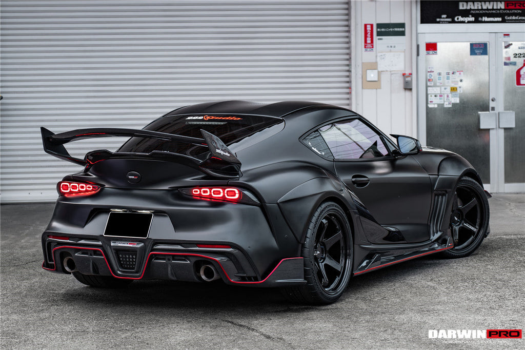 2019-UP Toyota GR Supra (J29 & DB) A90 A91 BKSSII Style Part Carbon Fiber Full Wide Body Kit