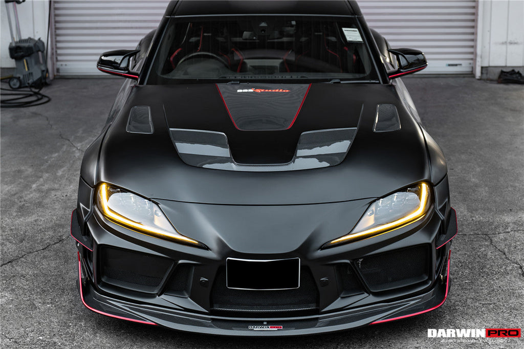 2019-UP Toyota GR Supra (J29 & DB) A90 A91 BKSSII Style Part Carbon Fiber Full Wide Body Kit