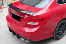 Load image into Gallery viewer, Mercedes Benz W204 C Class/ C63 AMG Coupe RT Style Carbon Fiber Trunk Spoiler - Carbonado