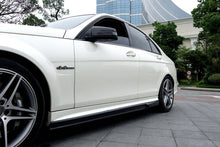 Load image into Gallery viewer, 2008-2014 Mercedes Benz W204 C63 AMG Sedan VS Style Carbon Fiber Side Skirts - Carbonado