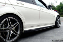 Load image into Gallery viewer, 2008-2014 Mercedes Benz W204 C63 AMG Sedan VS Style Carbon Fiber Side Skirts - Carbonado