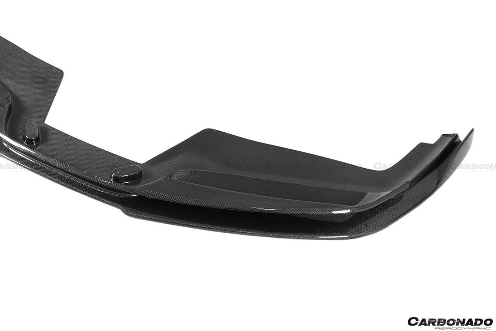 2015-2020 Ferrari 488 GTB Spyder RS Style Carbon Fiber Front Lip - Carbonado Aero