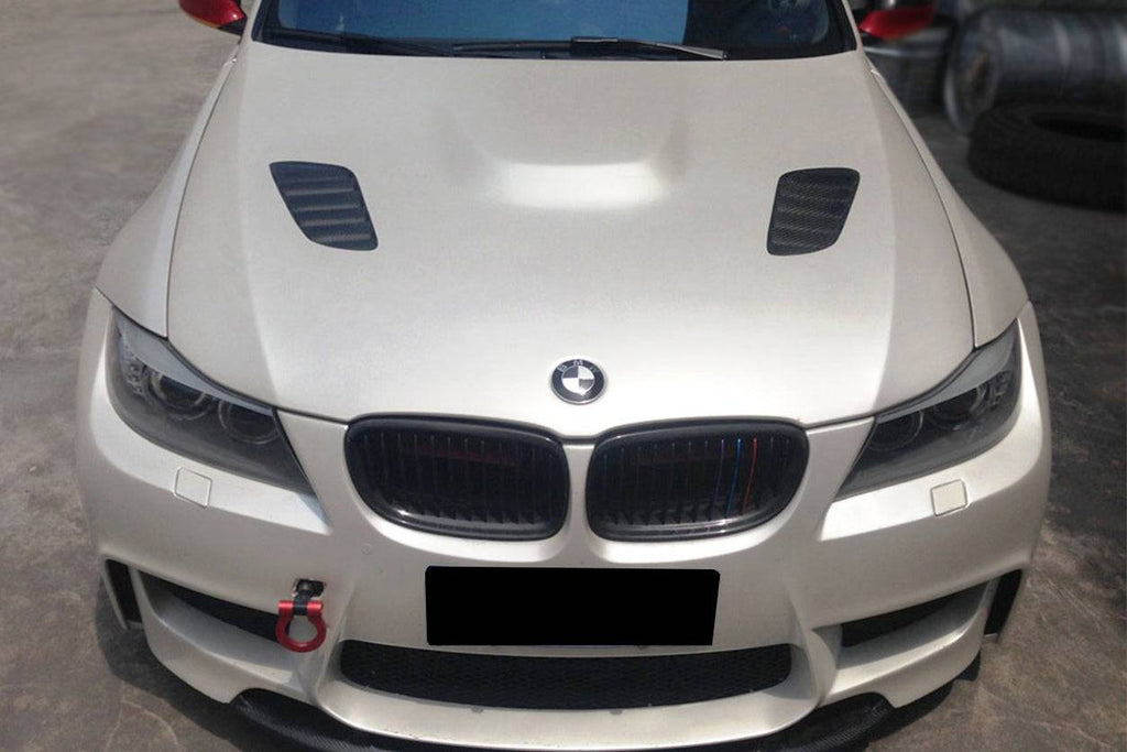 2008-2012 BMW 3 Series E90 LCI VRS Style Carbon Fiber Hood - Carbonado