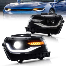 Load image into Gallery viewer, 2014-2015 Chevy Camaro 6th Gen Style Headlights Projector LED DRL&#39;S