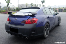 Load image into Gallery viewer, 2007-2013 Infiniti G25/G35/G37 Sedan BS Style Carbon Fiber Trunk Spoiler - Carbonado Aero