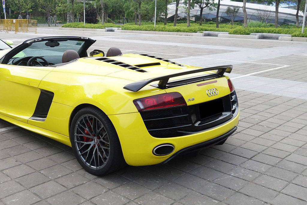 2010-2015 Audi R8 Spyder GT Carbon Fiber Trunk Spoiler - Carbonado