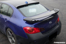 Load image into Gallery viewer, 2007-2013 Infiniti G25/G35/G37 Sedan BS Style Carbon Fiber Trunk Spoiler - Carbonado Aero