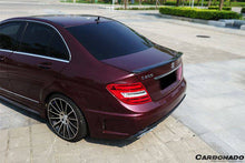 Load image into Gallery viewer, 2008-2014 Mercedes Benz W204 C Class/ C63 AMG Sedan OE Style Carbon Fiber Trunk Spoiler - Carbonado Aero