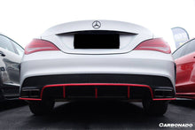 Load image into Gallery viewer, 2014-2016 Mercedes Benz W117 CLA Sport / CLA45 AMG RZS Style Rear Diffuser - Carbonado