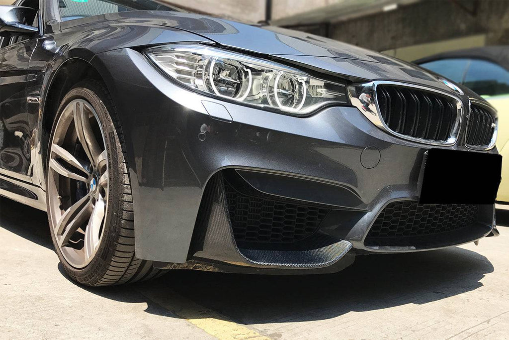 2014-2020 BMW M3 F80 M4 F82 MP Style Carbon Fiber Front Caps - Carbonado