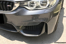 Load image into Gallery viewer, 2014-2020 BMW M3 F80 M4 F82 MP Style Carbon Fiber Front Caps - Carbonado Aero