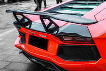 Load image into Gallery viewer, 2011-2022 Lamborghini Aventador LP700 LP750 LP740 LP720 LP780 Coupe &amp; Roadster DC Style Carbon Fiber Trunk Spoiler - Carbonado