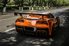Load image into Gallery viewer, 2013-2019 Corvette C7 Z51 Z06 Grandsport AR Style Carbon Fiber Trunk Wing Spoiler - Carbonado