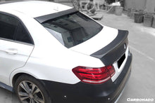 Load image into Gallery viewer, 2010-2016 Mercedes Benz E Class W212 WD Style Carbon Fiber Trunk Spoiler - Carbonado Aero
