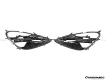 Load image into Gallery viewer, 2017-2022 McLaren 720s OEM Style Dry Carbon Fiber Headlight Inserts Tim Replacement - Carbonado Aero