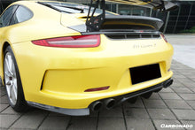 Load image into Gallery viewer, 2012-2015 Porsche 911 991.1 Carrera/S GT3 Style Rear Bumper Quad Exhaust - Carbonado Aero