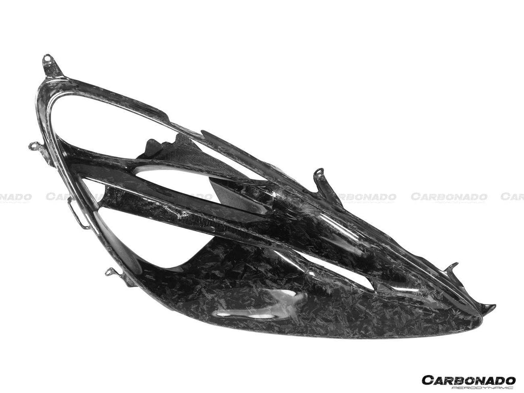 2017-2022 McLaren 720s OEM Style Dry Carbon Fiber Headlight Inserts Tim Replacement - Carbonado Aero