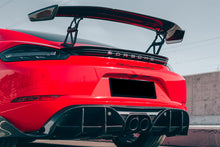 Load image into Gallery viewer, DarwinPRO 2016-2024 Porsche 718 Cayman &amp; Boxster Stuttmate Carbon Fiber Rear Diffuser - DarwinPRO Aerodynamics