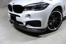 Load image into Gallery viewer, 2014-2019 BMW X6 F16 M-TECH 3D Style Carbon Fiber Front Lip - Carbonado