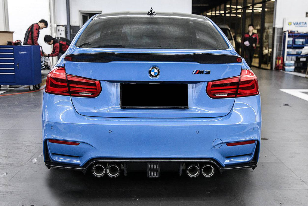 2014-2020 BMW M3 F80 M4 F82 KNF Style Rear Diffuser - Carbonado