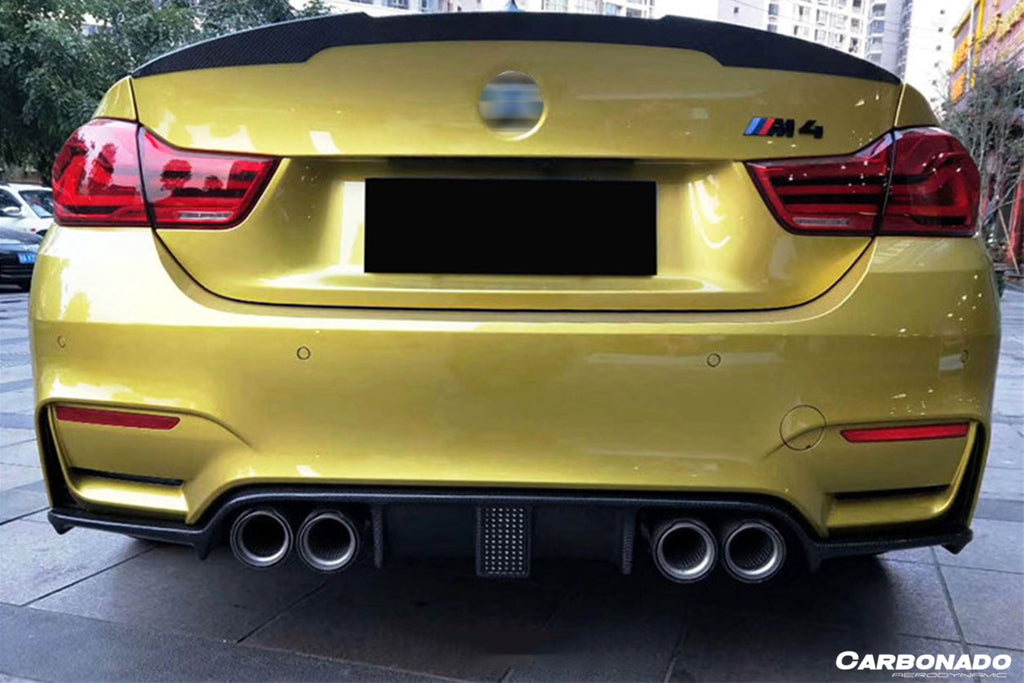 2014-2020 BMW M3 F80 M4 F82 KNF Style Rear Diffuser - Carbonado Aero