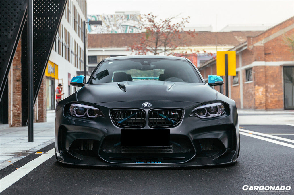 2016-2020 BMW M2 F87 VR Style Partial Carbon Fiber Wide Full Body kit - Carbonado Aero