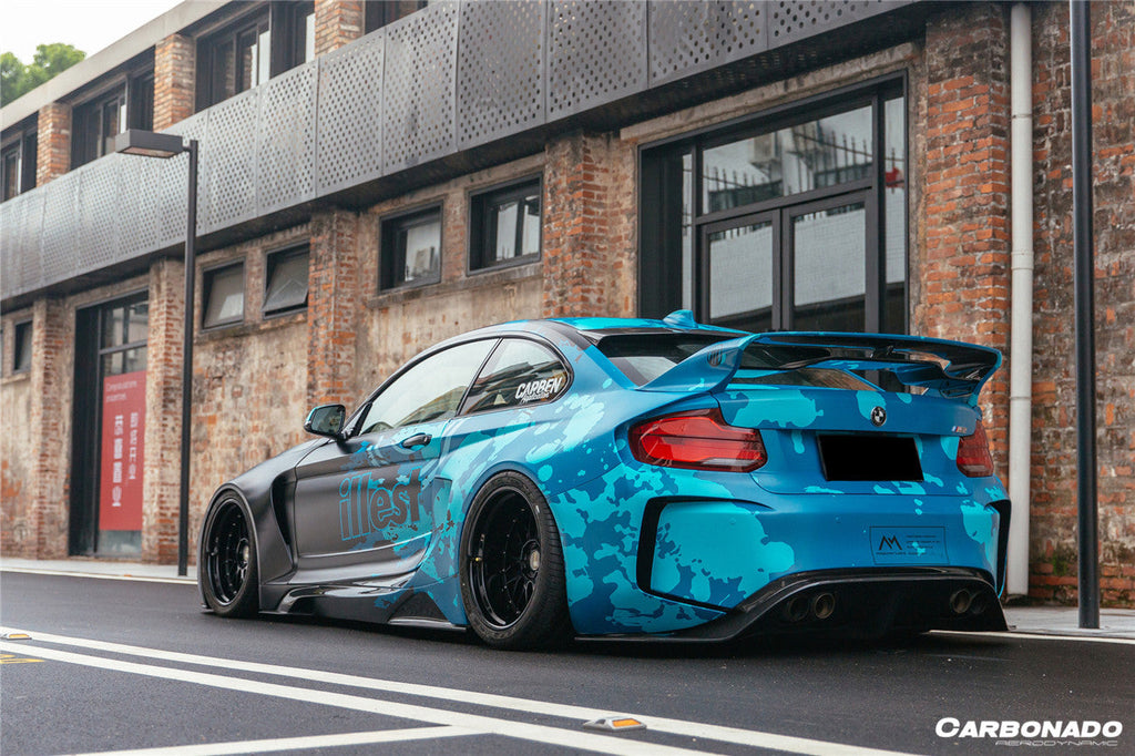 2016-2020 BMW M2 F87 VR Style Partial Carbon Fiber Wide Full Body kit - Carbonado Aero