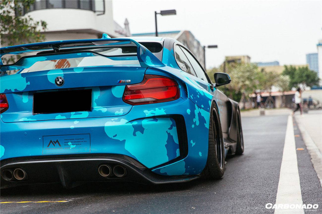 2016-2020 BMW M2 F87 VR Style Partial Carbon Fiber Wide Full Body kit - Carbonado Aero