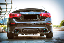 Load image into Gallery viewer, 2014-2017 Infiniti Q50 Sedan VE Style Rear Lip and Diffuser - Carbonado